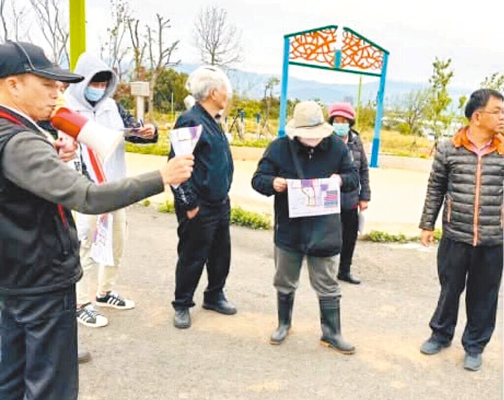 山峰自辦市地重劃區因道路命名意見分歧,經市府及地方辦理多次會勘溝通後,終於近期完成命名工作,目前已送至市府核定。圖/國民黨桃園市議員舒翠玲提供