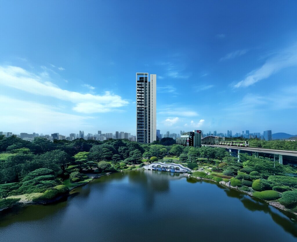 捷運秀泰特區周邊的生活機能完善。圖/順天建設