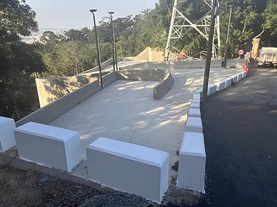 新建大坑風動石停車空間。圖/台中市觀旅局提供