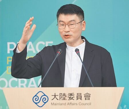 陸委會副主委梁文傑13日表示,不認為兩岸關係會因為賴總統這次的談話就受到影響。(陳君瑋攝)