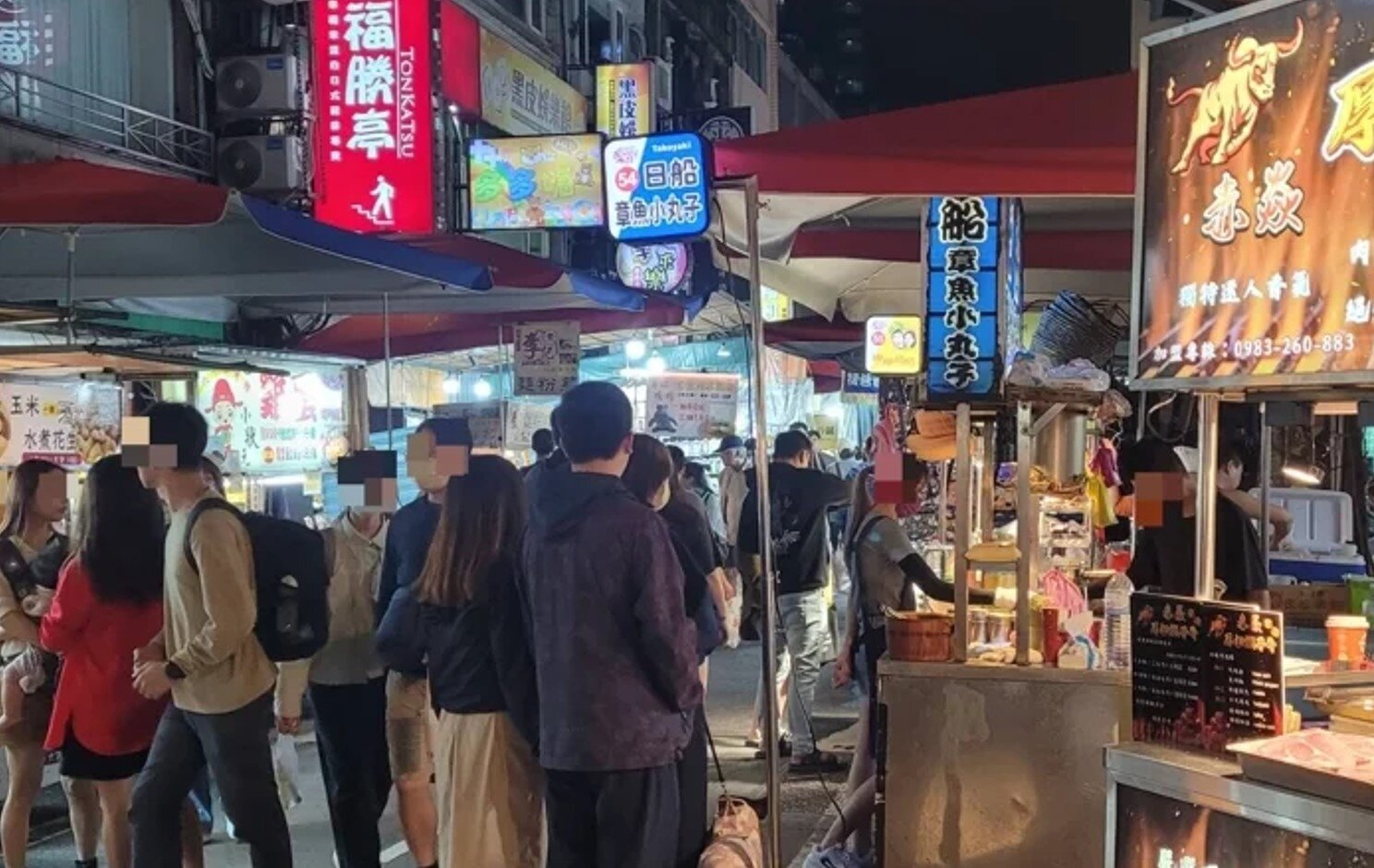 基隆愛四路夜市17日起休市15天,配合騎樓整平工程施工。本報資料照片