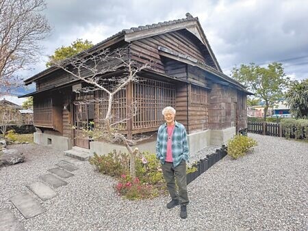 
蔣勳認養的池上老屋，前身是福原國小第一任校長堀尾一彥的宿舍。（羅辛攝）
