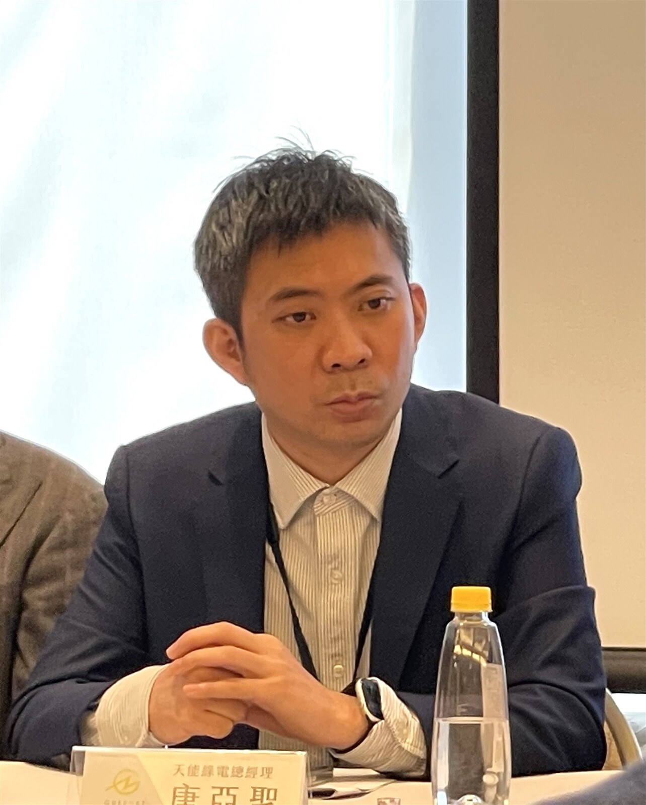雲豹能源旗下天能綠電總經理唐亞聖。記者簡永祥／攝影 