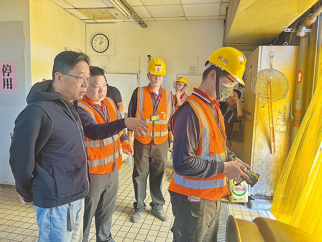 台中市政府持續針對大量用氣的50家餐飲業,展開聯合稽查。圖/台中市政府提供