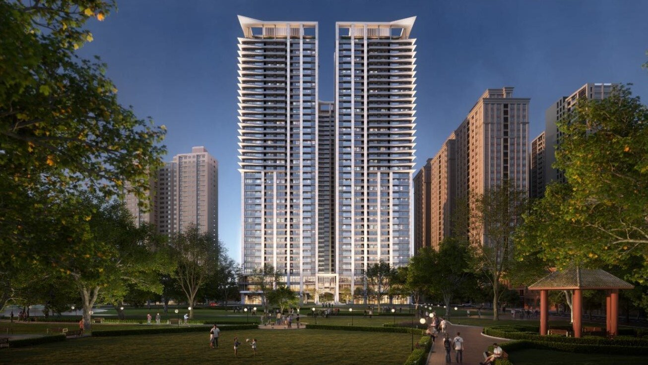 新北市永和大陳地區都更完成最後一塊拼圖,新北住都中心今與遠雄簽約儀式。記者劉懿萱/攝影