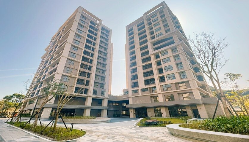 文山區樟新水岸社會住宅。圖/台北市府安心樂租網提供