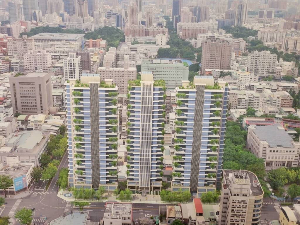 高雄苓雅清潔隊舊址公辦都更的開發模擬圖。圖／高雄捷運局提供