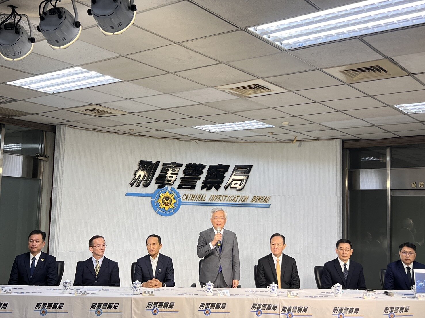 警政署長張榮興指出,藉由民間參與,公私協力模式,可建立起堅不可摧的打詐防線。圖:刑事局提供