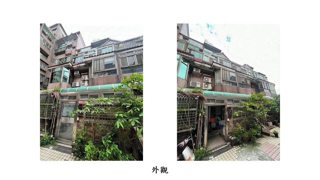 「台北新天地社區」內之5層樓透天厝以1310萬2008元順利拍出。圖:桃園分署提供