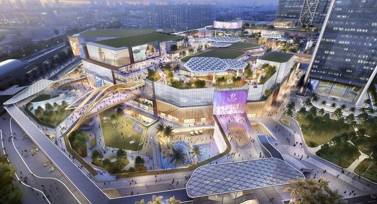 「第一大天地」土地總面積達4.8萬坪,未來將是全台最大的百貨購物中心。圖/第一大國際提供