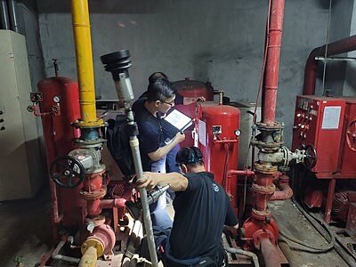 消防局運用行動科技及系統整合,不斷提升行政效率和檢查準確率。圖/台中市政府消防局提供