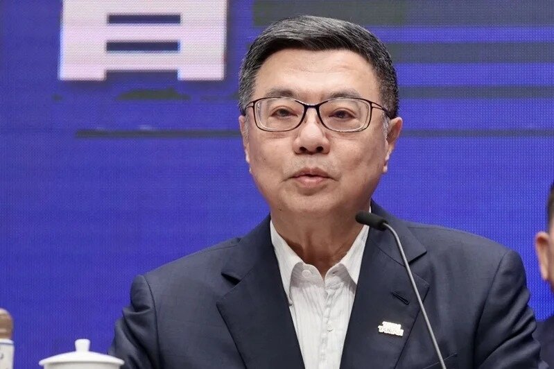 行政院長卓榮泰今天上午也在官邸舉行會議,推演國內股市波動的因應方案。(記者許正宏/攝影)