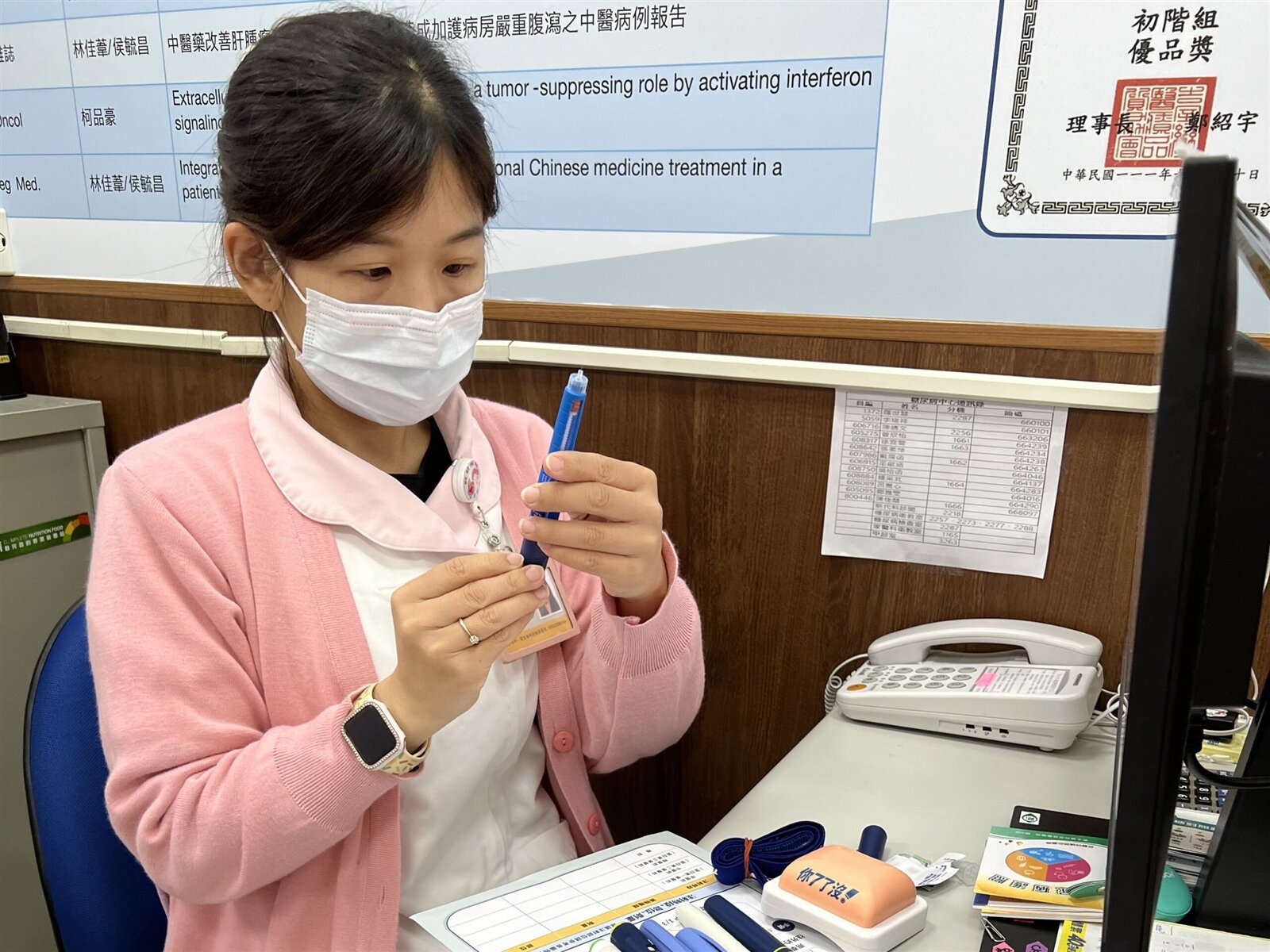 桃園醫院糖尿病個管師徐宜萱。圖:部桃提供
