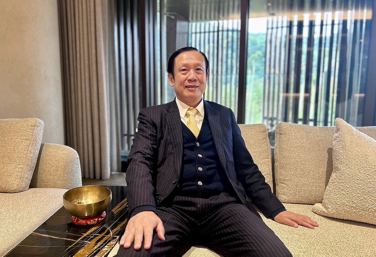 鄉林集團董事長、全國商總榮譽理事長賴正鎰。圖/好房網News記者蔡佩蓉攝影