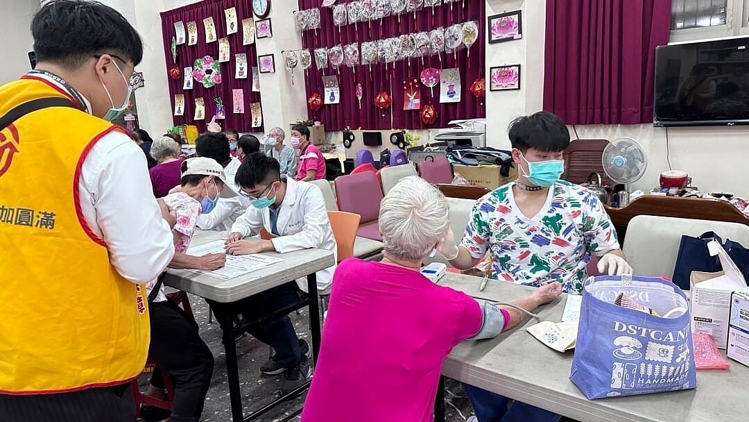 清溪里長者健檢。 (圖/土城樂生活X有你有我)