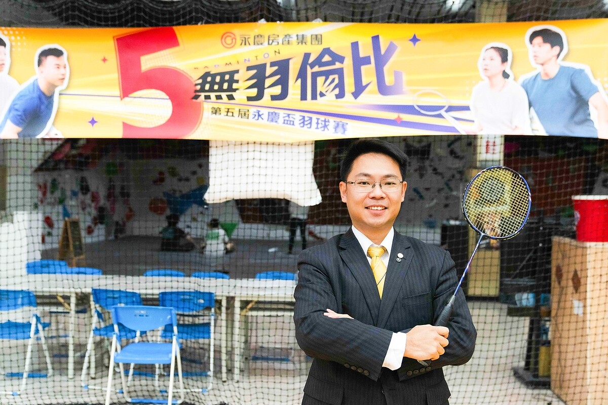 永慶房屋副總經理黃俊傑分享，「聰明工作，健康生活」是永慶房屋最重要的職場文化。圖／永慶房產集團提供