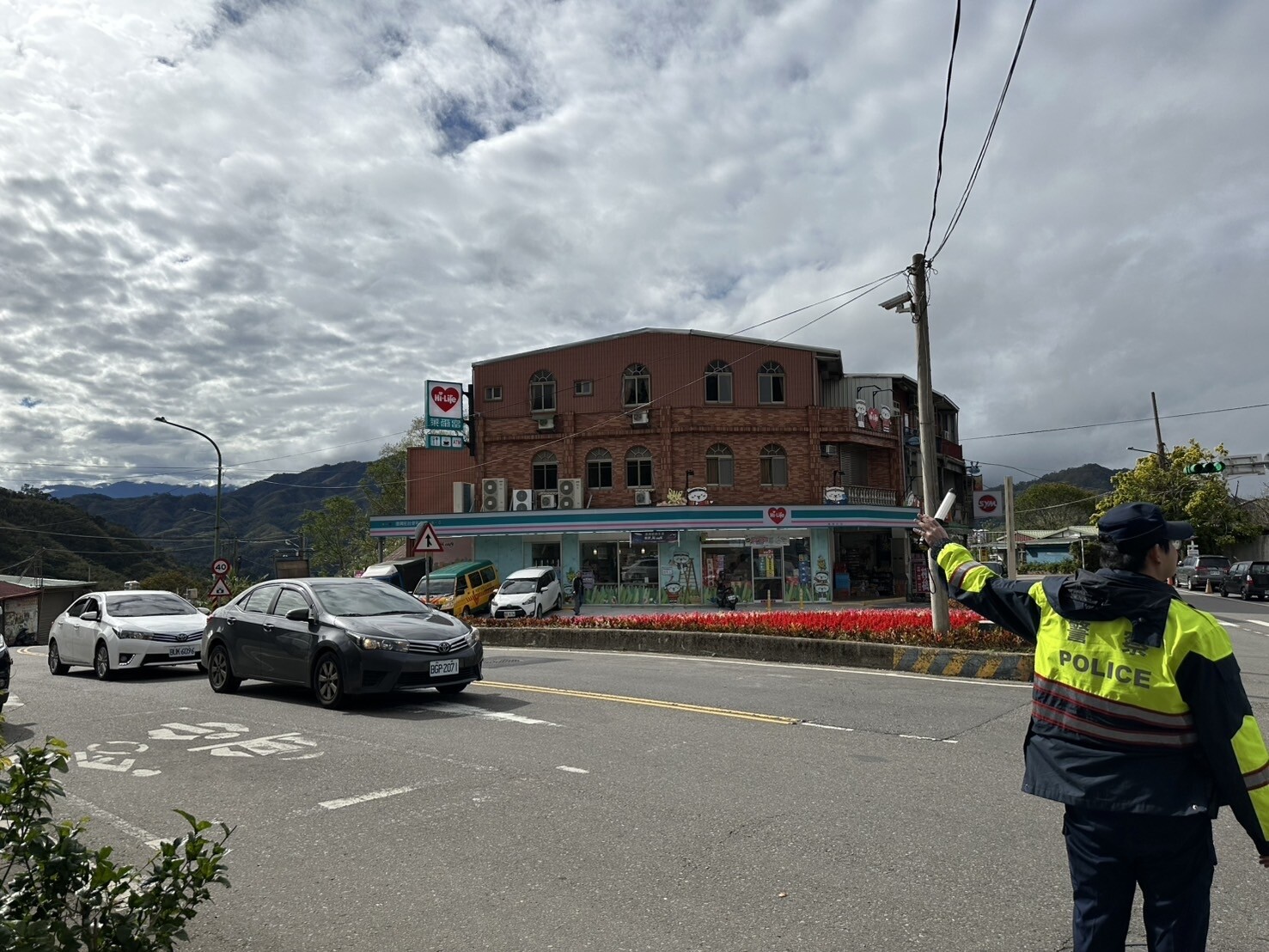 大溪警分局特別規劃交通疏導措施，讓遊客有良好的旅遊品質。圖：警方提供