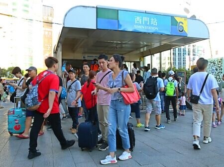 
打工機會多的捷運站普遍鄰近商圈、百貨。圖∕本報資料照片
