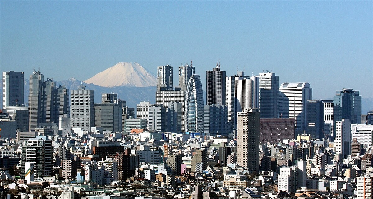 一位日本男子移居到無人島生活，嘆當初在東京時還比較寂寞。東京示意圖／維基百科
