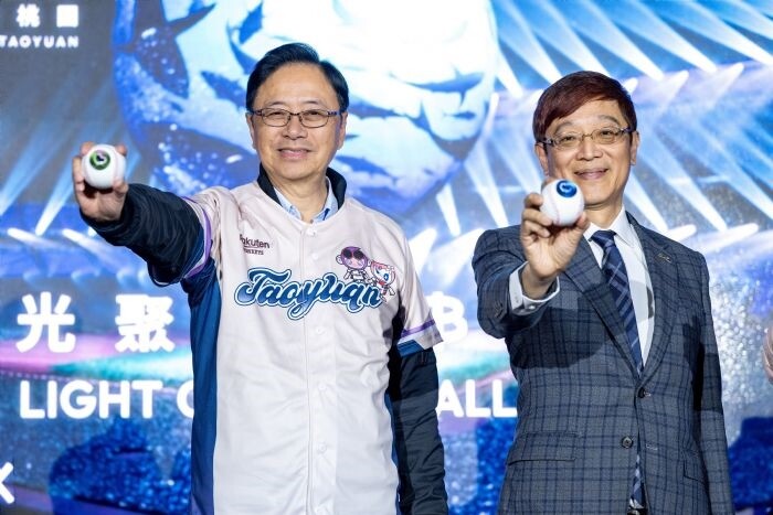 桃園市長張善政也期盼藉由首支形象影片的發布,讓大家看見2025台灣燈會在桃園與歷屆台灣燈會不一樣的魅力。圖:市府提供