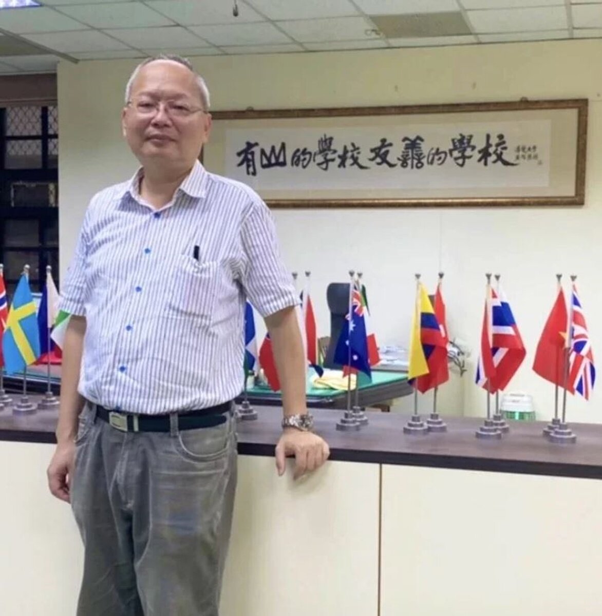 高雄中學校長莊福泰。圖／高雄市教育局提供
