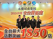 2024再創新紀錄！永慶加盟四品牌桃竹苗業績狂飆122億、聯賣業績年增逾60％