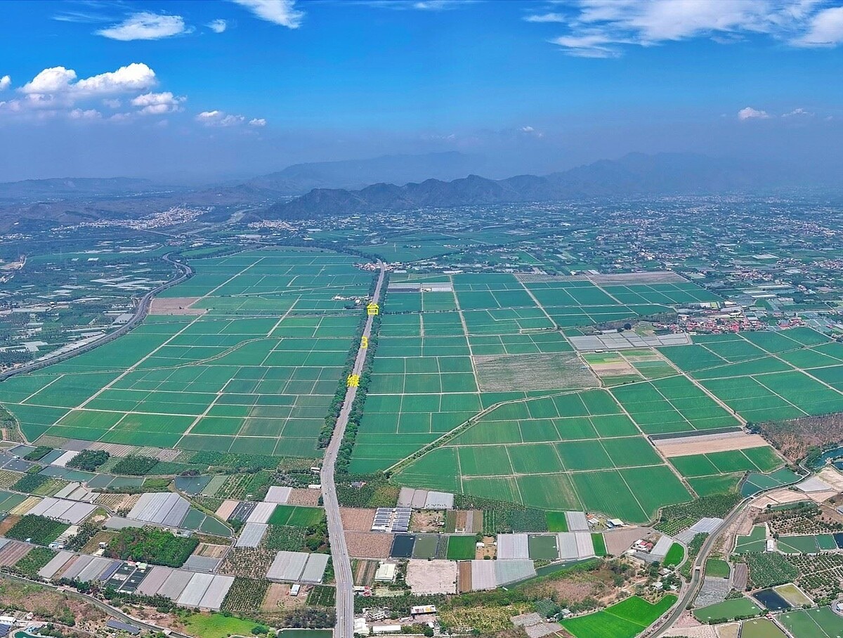 美濃地區多劃設為農業發展地區。圖/高雄市都發局提供