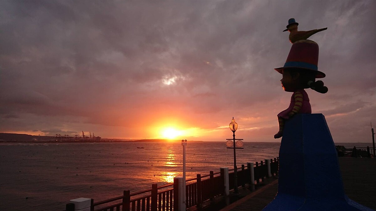 幾米女孩裝置藝術。圖/新北市政府漁業及漁港事業管理處提供