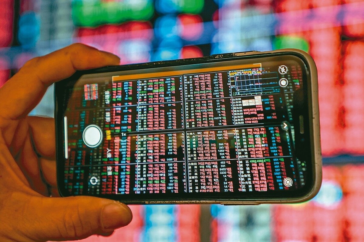 台股示意圖。  聯合報系資料照