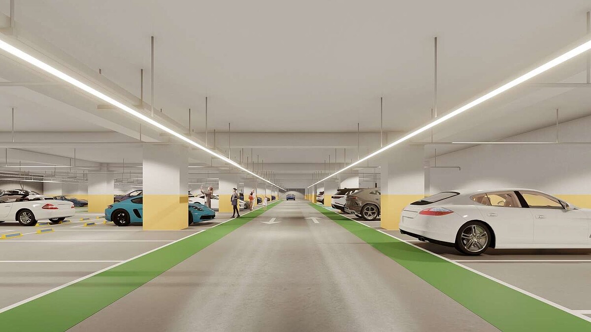 延平路平面停車場改建後提供247席車位。圖/新竹市交通處