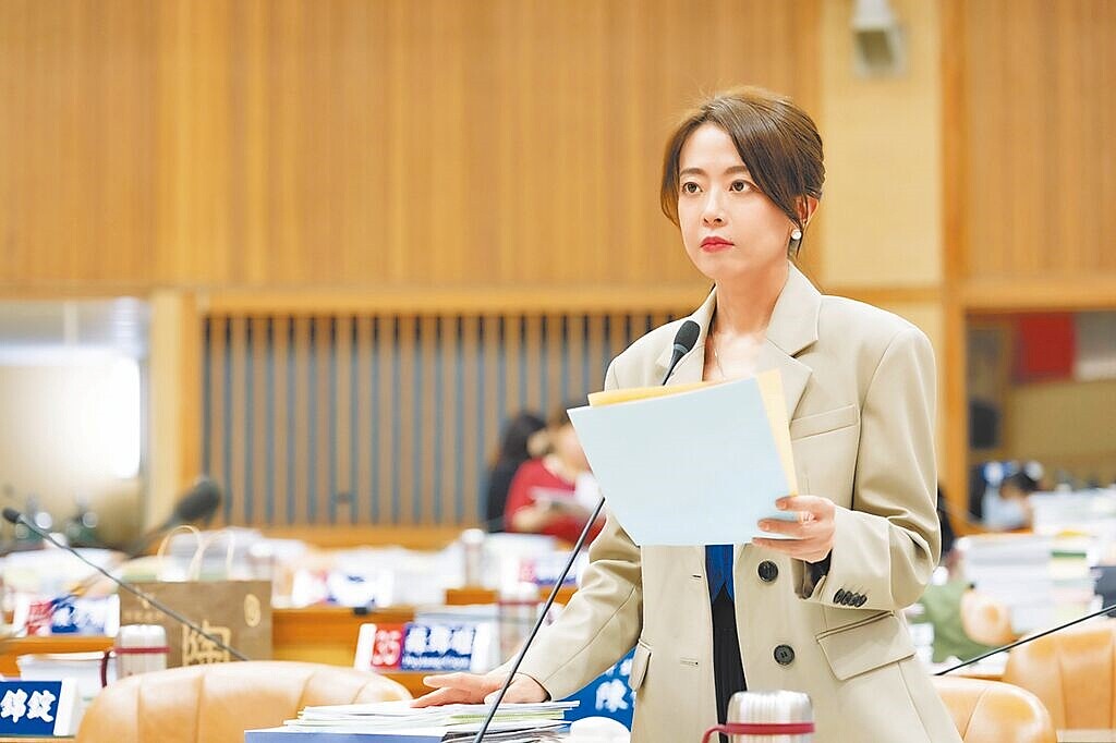 國民黨新北市議員江怡臻。(新北市議員江怡臻提供/王揚傑新北傳真)