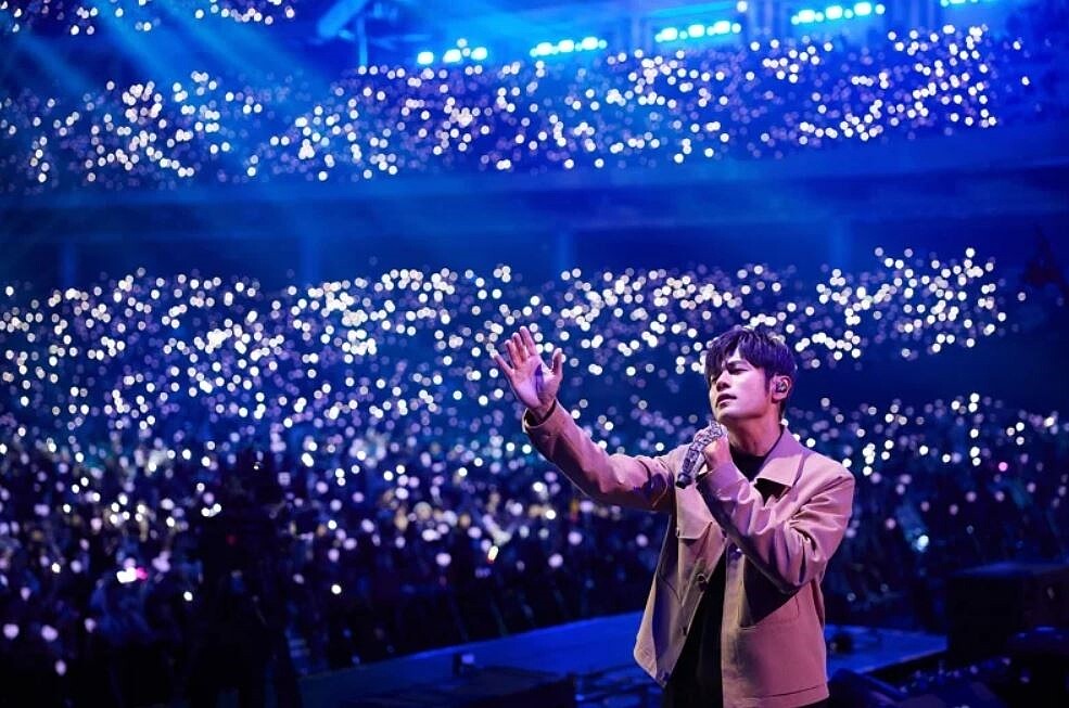 天王周杰倫台北大巨蛋演唱。圖/杰威爾音樂提供
