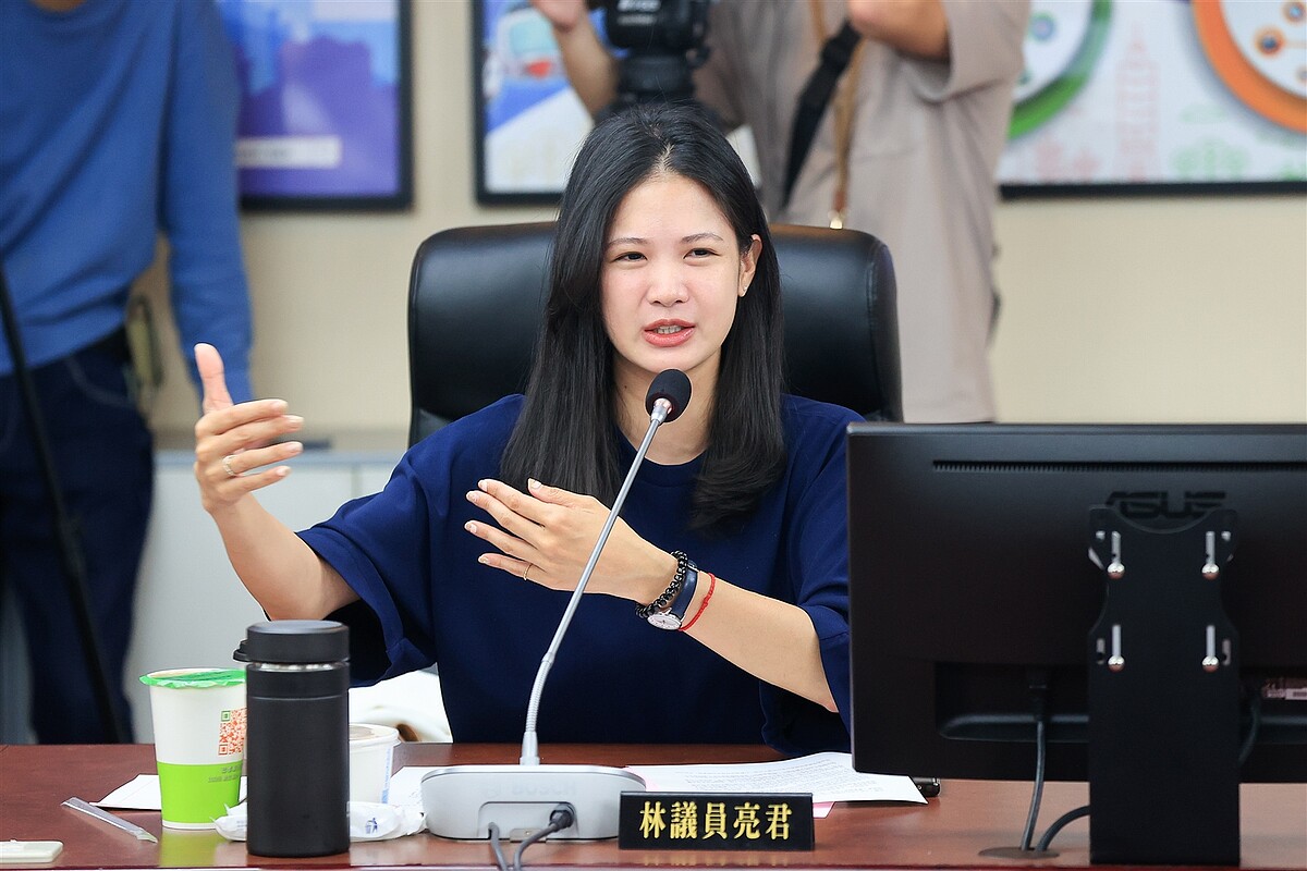 民進黨台北市議員林亮君。記者余承翰/攝影。報系資料照