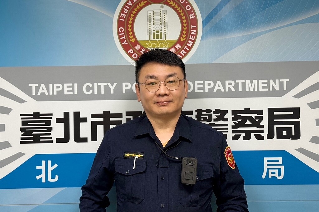 臺北市北投分局永明派出所警員游竣強。