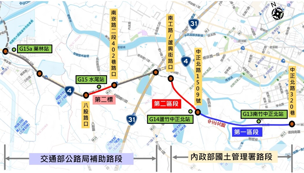 桃園市捷運工程局推動捷運綠線周邊人本環境改善計畫。圖：捷工局提供