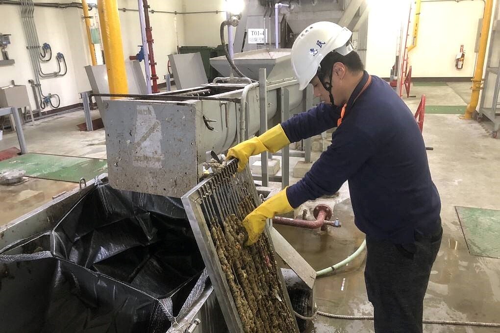 新北水資源回收中心春節不打烊,全天候24小時進行生活污水處理。圖/新北水利局提供