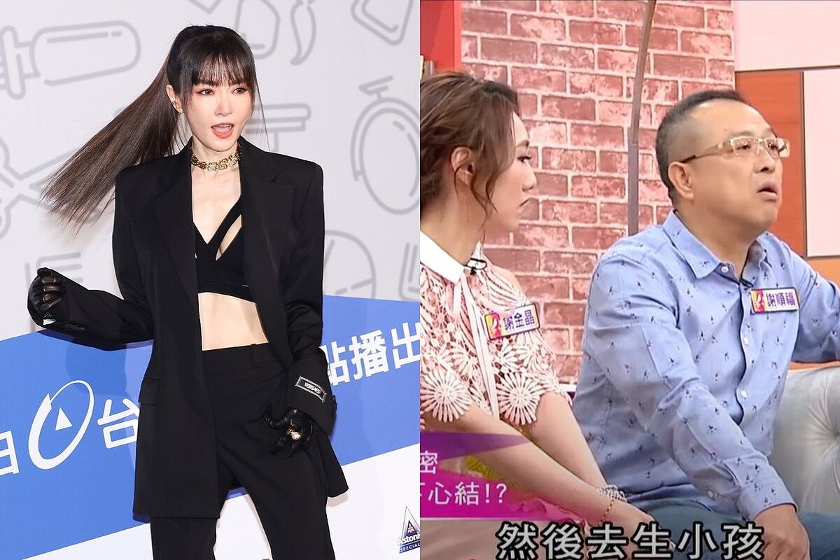 謝順福曾在《小燕有約》講述幫謝金燕到美國秘密產子往事。圖/聯合系報資料照、擷自YouTube小燕有約