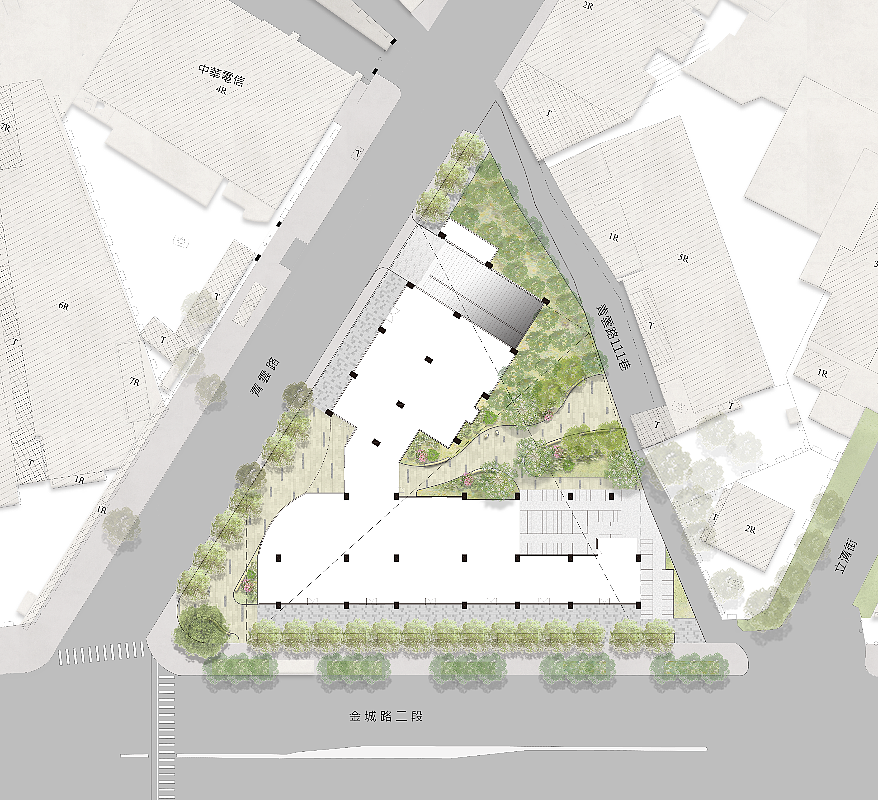 社宅遍地開花!新北「這2區」各供325戶及387戶 土城板院段基地未來空間配置示意圖。圖/新北城鄉局提供