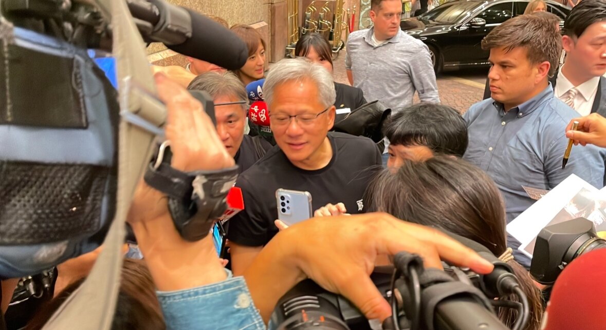 輝達執行長黃仁勳。記者吳康瑋/攝影