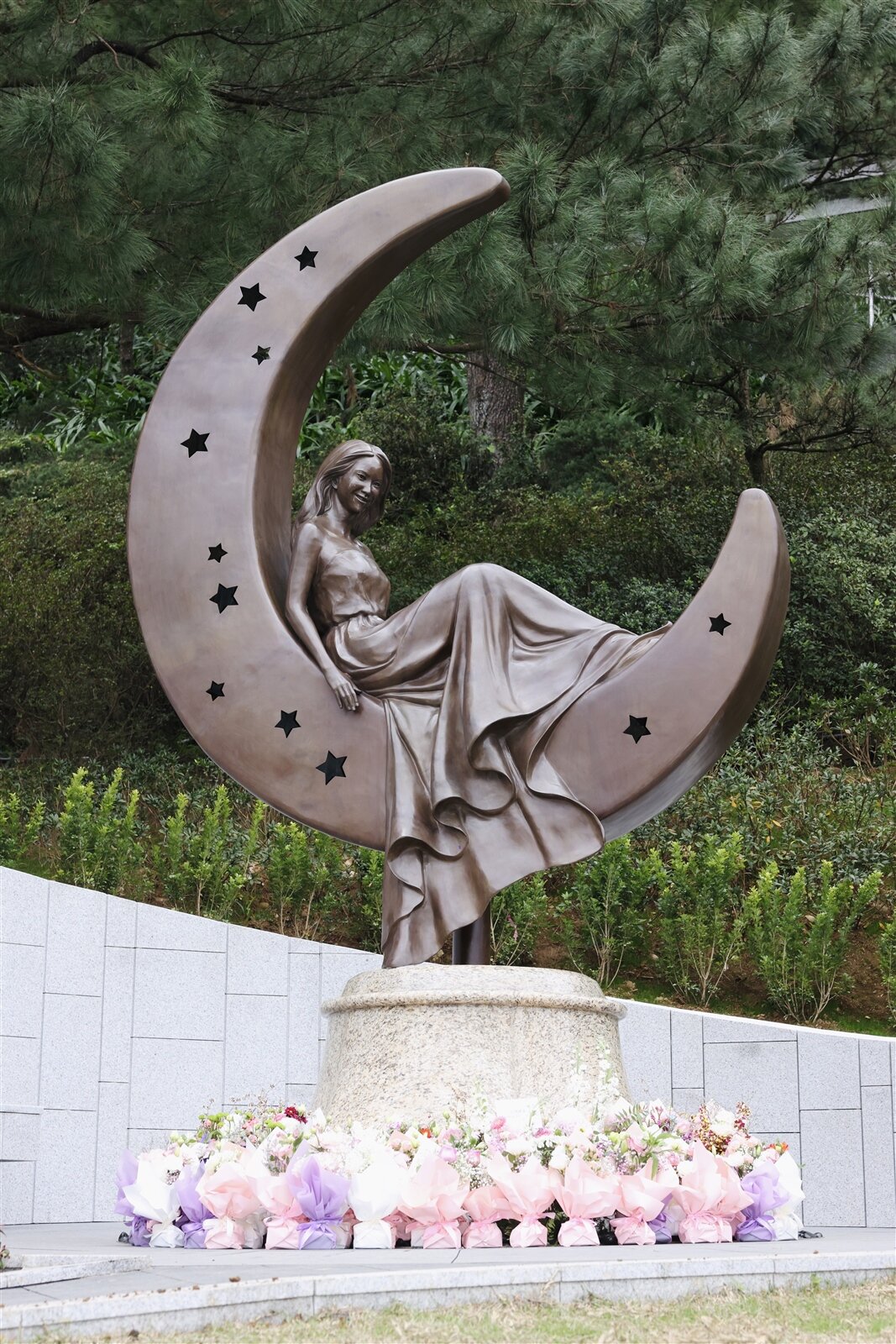 李玟的雕像。記者王聰賢／攝影 