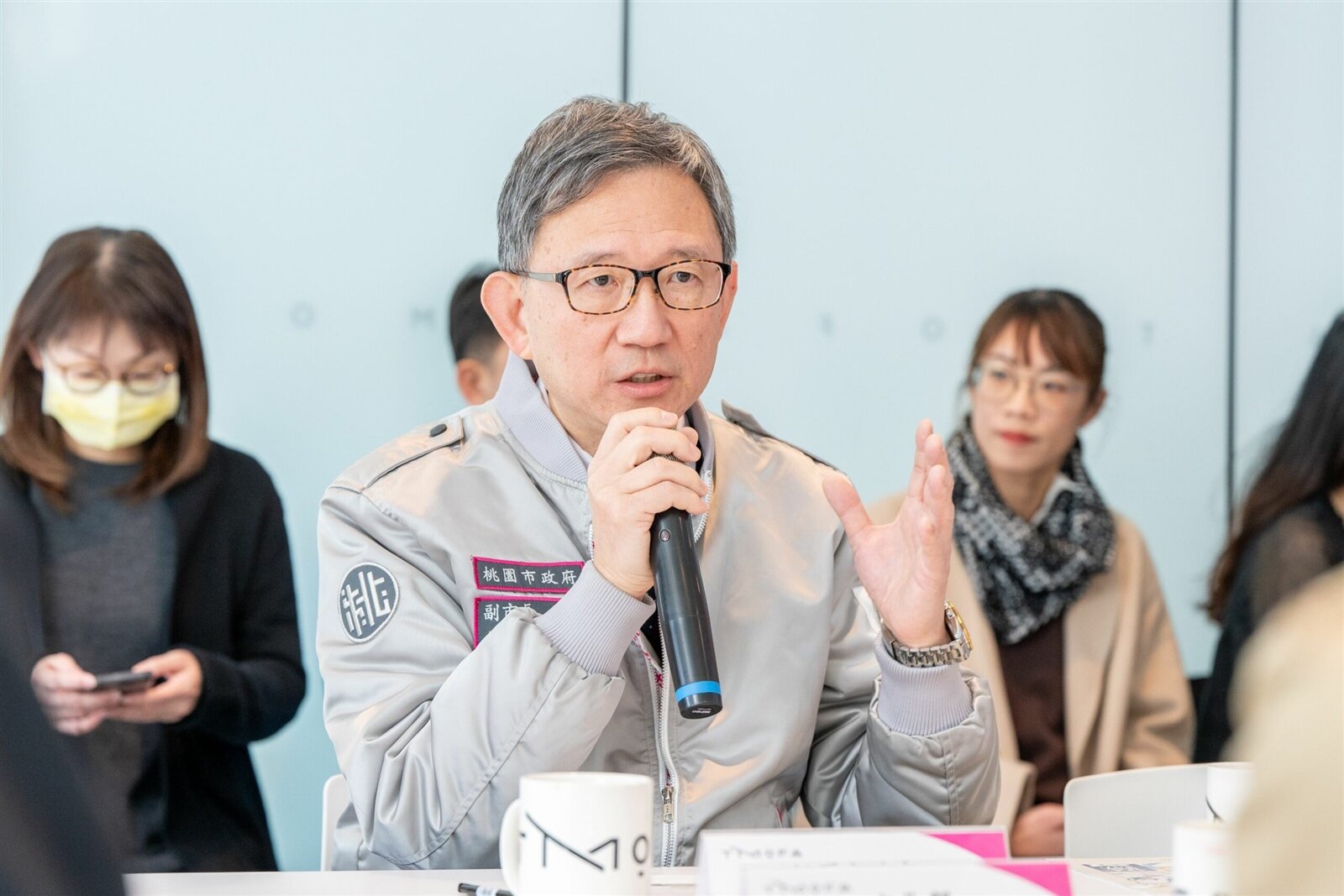 桃園市副市長王明鉅。圖:桃美館提供