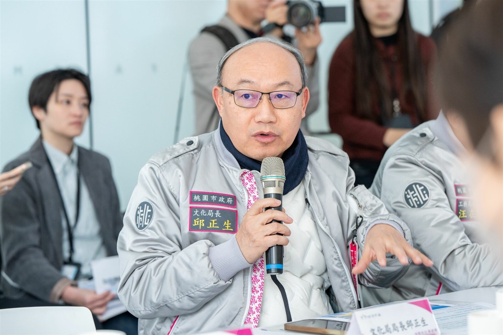 桃園市文化局長邱正生。圖:桃美館提供