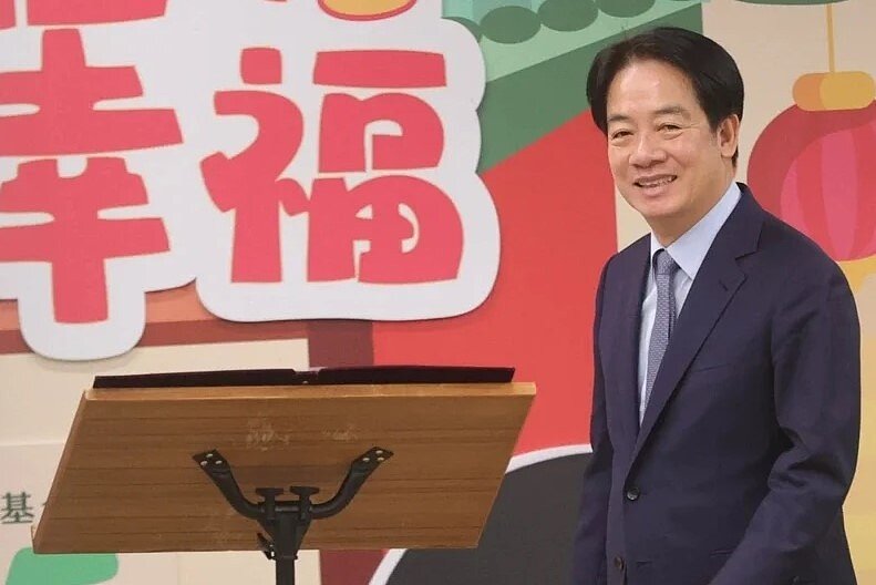 賴清德總統到台中參加家扶基金會扶助的體育健兒圍爐。圖／記者黃仲裕攝影
