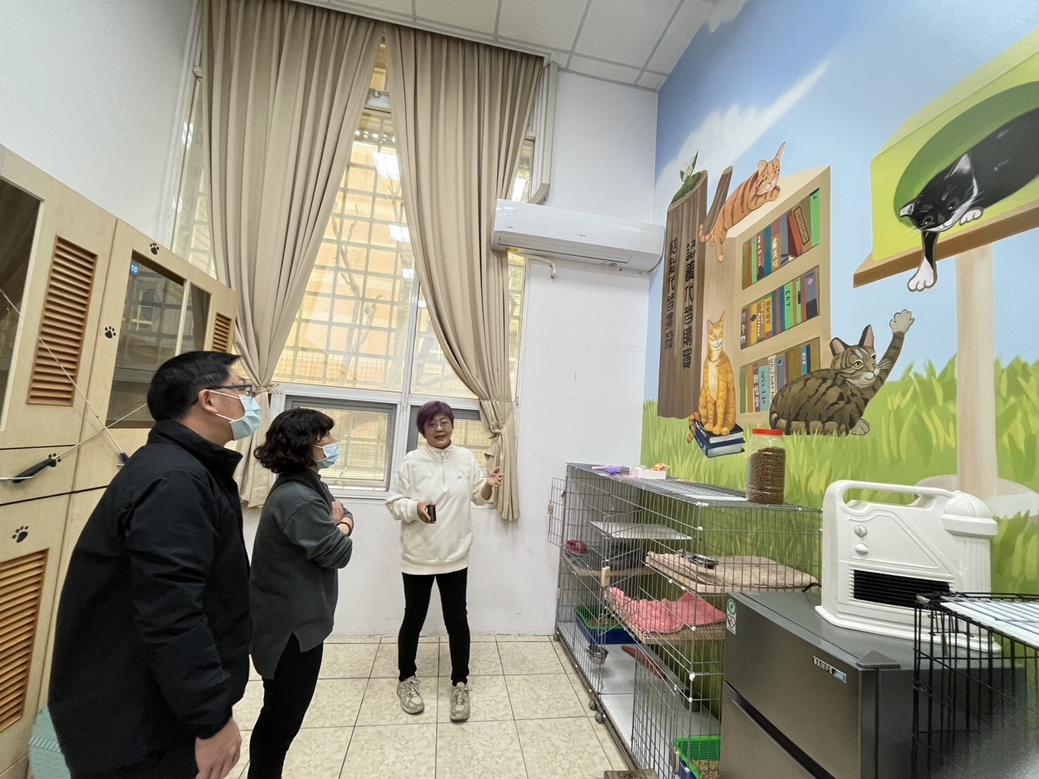 五中社區發展協會近年來積極投入流浪貓救援及TNR計畫,展現對動物保護與生態維護的關注。圖:教育局提供
