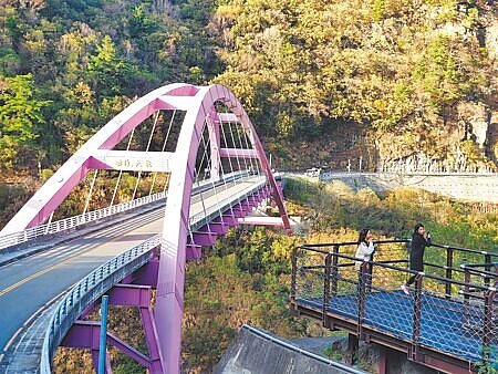 今年春節長達9天連假,桃園市觀光旅遊局邀請民眾沿著北橫公路規畫桃園大溪、復興區生態人文賞花之旅,感受北橫之美。(賴佑維攝)