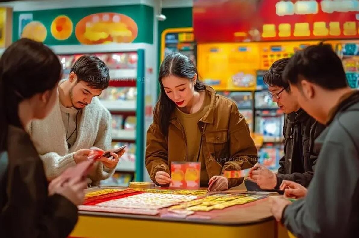 刮刮樂示意圖。圖／AI生成
