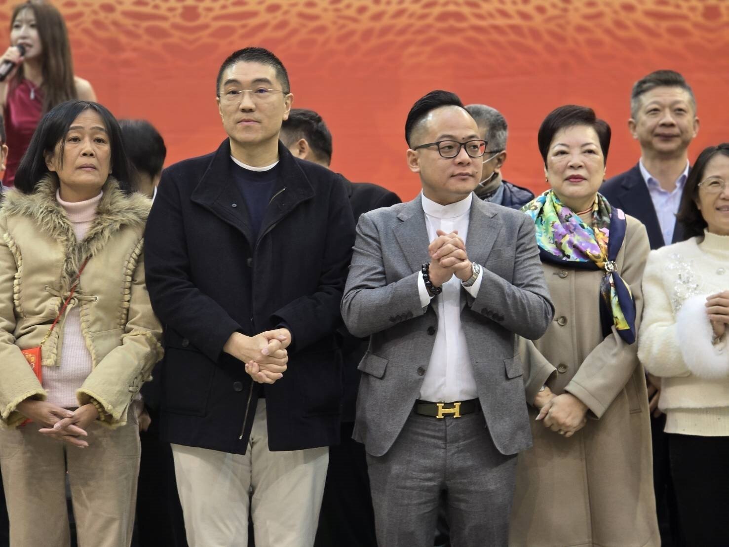 針對基隆捷運,市長謝國樑(左)與議長童子瑋(右)今天都表明要全力推動,但童堅持二階段要廢鐵換捷,與市長主張不同。記者游明煌/攝影