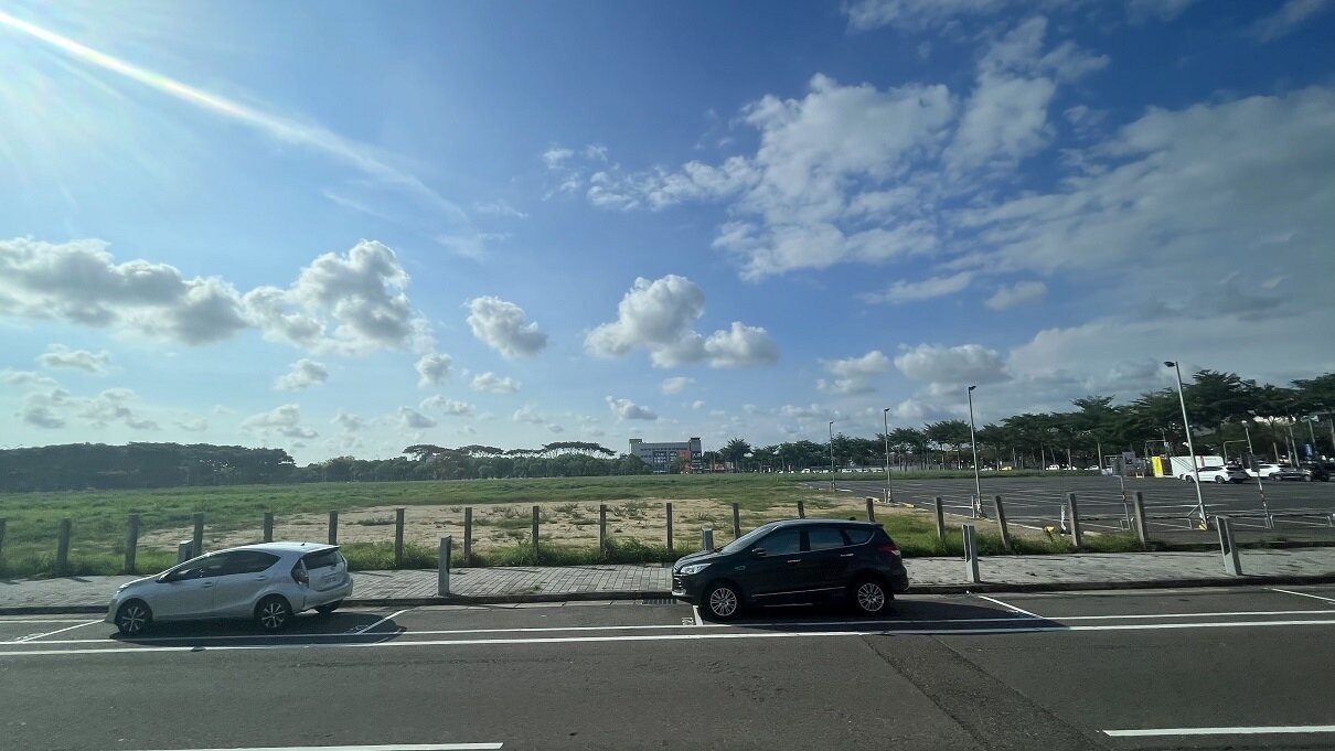 ▼沙崙目前還很空。（圖／東森財經新聞張琬聆攝）