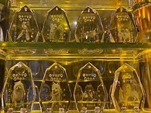 光雕客製平安燈。圖/新北市府提供