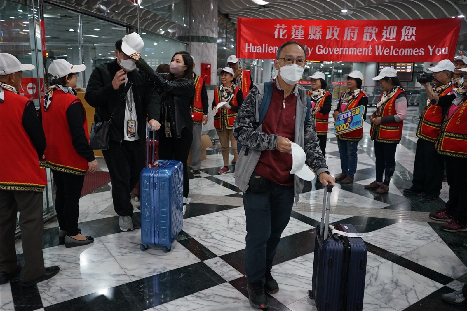花蓮—香港在去年12月啟動直航班機,由香港快運班機搭載遊客抵達花蓮機場,不過對於當地住房率來說沒有太大助益。本報資料照片
